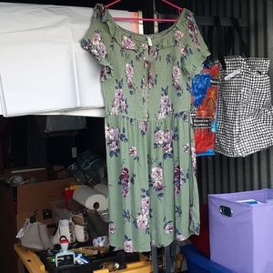 NWT XL  Smocked Dress